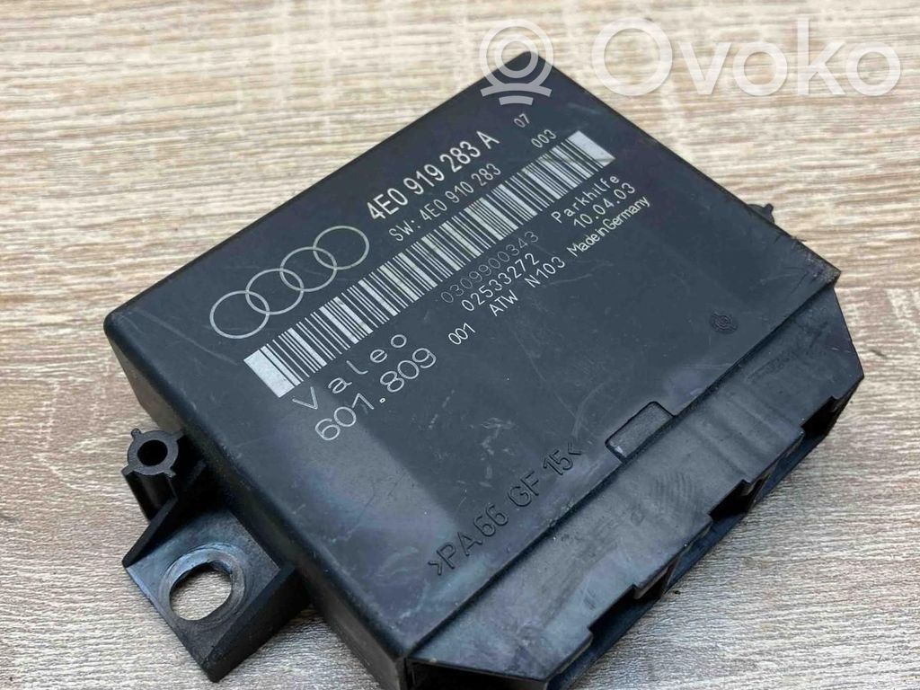 Audi A8 S8 D3 4E Centralina/modulo sensori di parcheggio PDC 