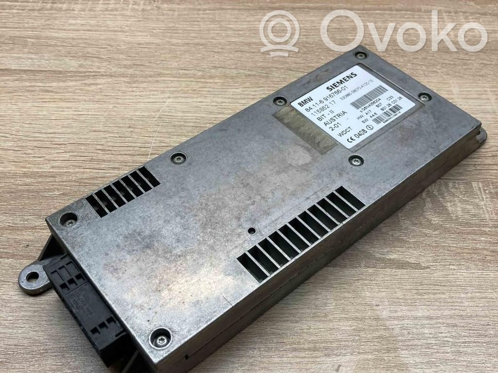 Unité de commande, module téléphone   6916766