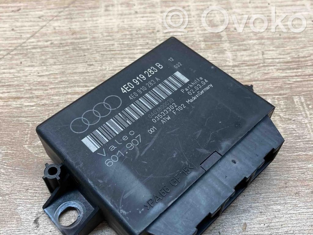 Audi A8 S8 D3 4E Unitate/modul de comandă parcare PDC 