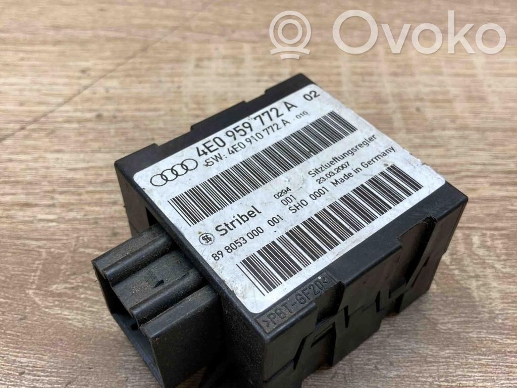 Autres unités de commande / modules   4E0959772A,4E0910772A,SEATVENTILATION