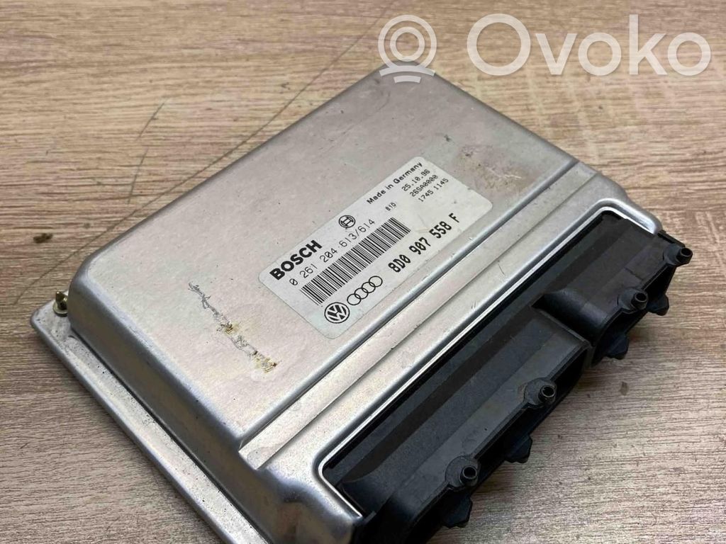 Engine control unit/module ECU   8D0907558F,0261204613,614