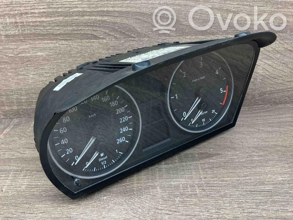 BMW 3 E90 E91 Speedometer (instrument cluster) 