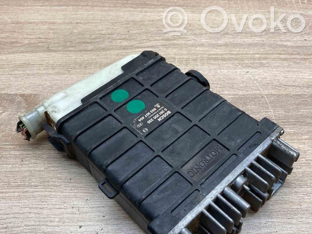 Engine control unit/module ECU   893907404,0261200220,USED