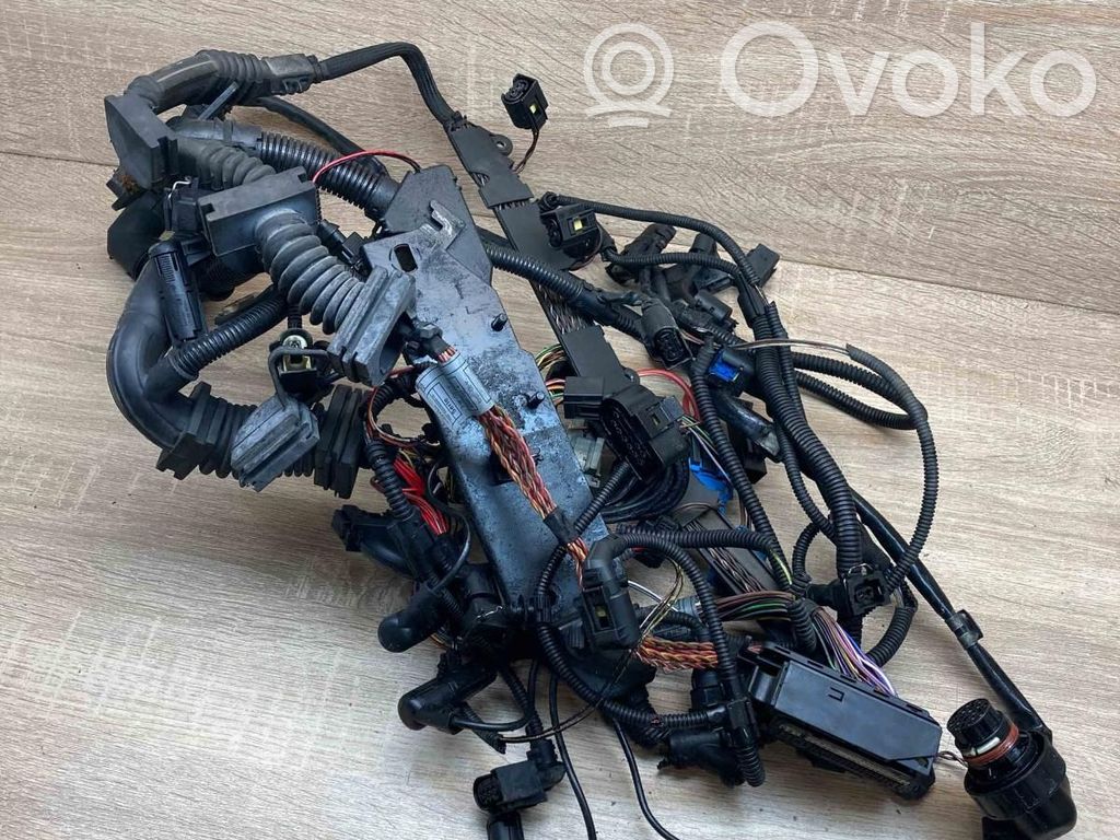 BMW 5 E60 E61 Проводка двигателя 