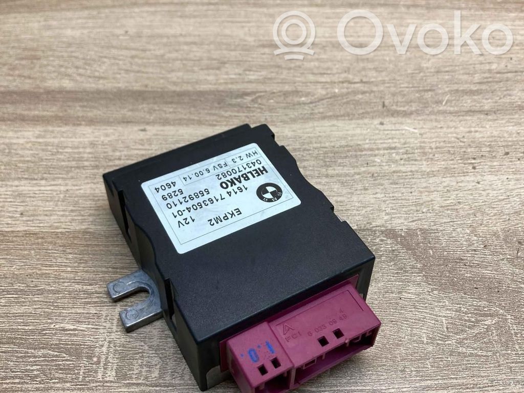 Unité de commande / module de pompe à carburant   7163504,55892110