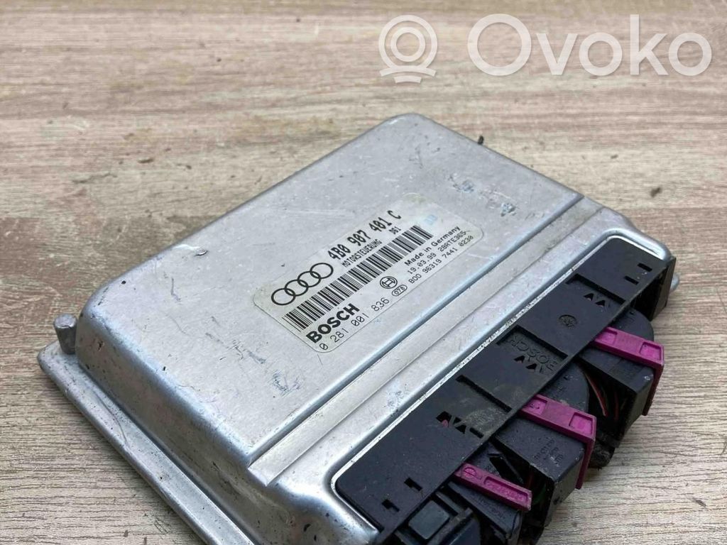 Engine control unit/module ECU   4B0907401C,0281001836,WITHPLUG