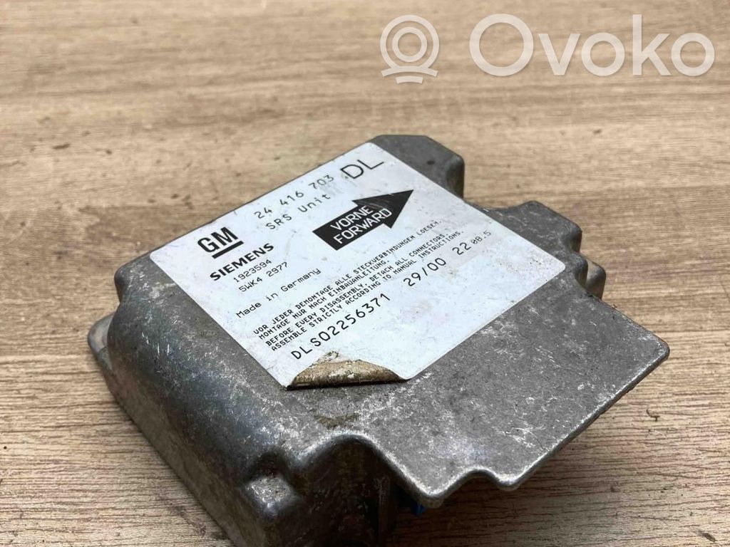 Centralina/modulo airbag   24416703,5WK42977,DL