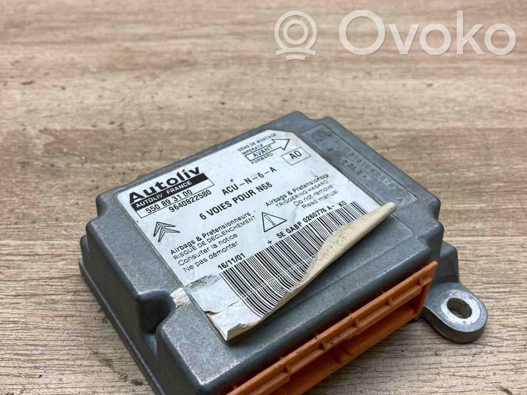 Citroen Xsara Picasso Centralina/modulo airbag 