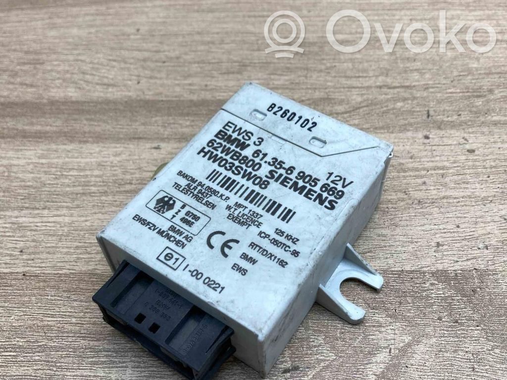 Immobilizer control unit/module   6905669,62WB800
