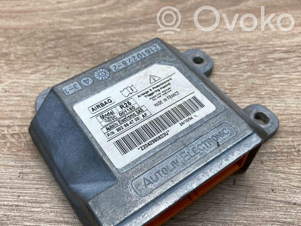 Rover 25 Unidad de control/módulo del Airbag 