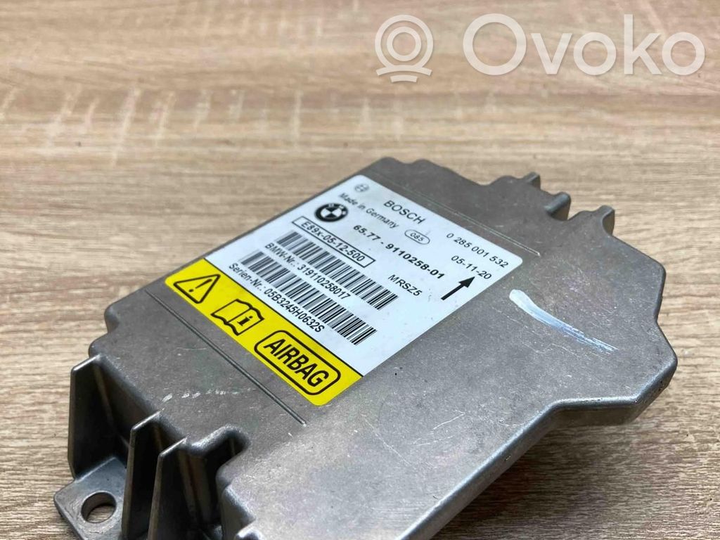 Module de contrôle airbag   9110258,0285001532,USED