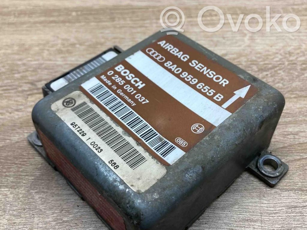 Unidad de control/módulo del Airbag   8A0959655B,0285001037
