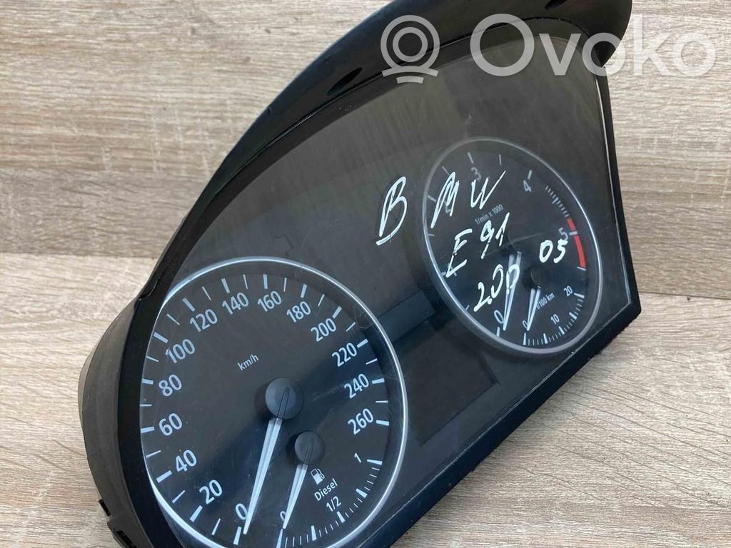 BMW 3 E90 E91 Speedometer (instrument cluster) 