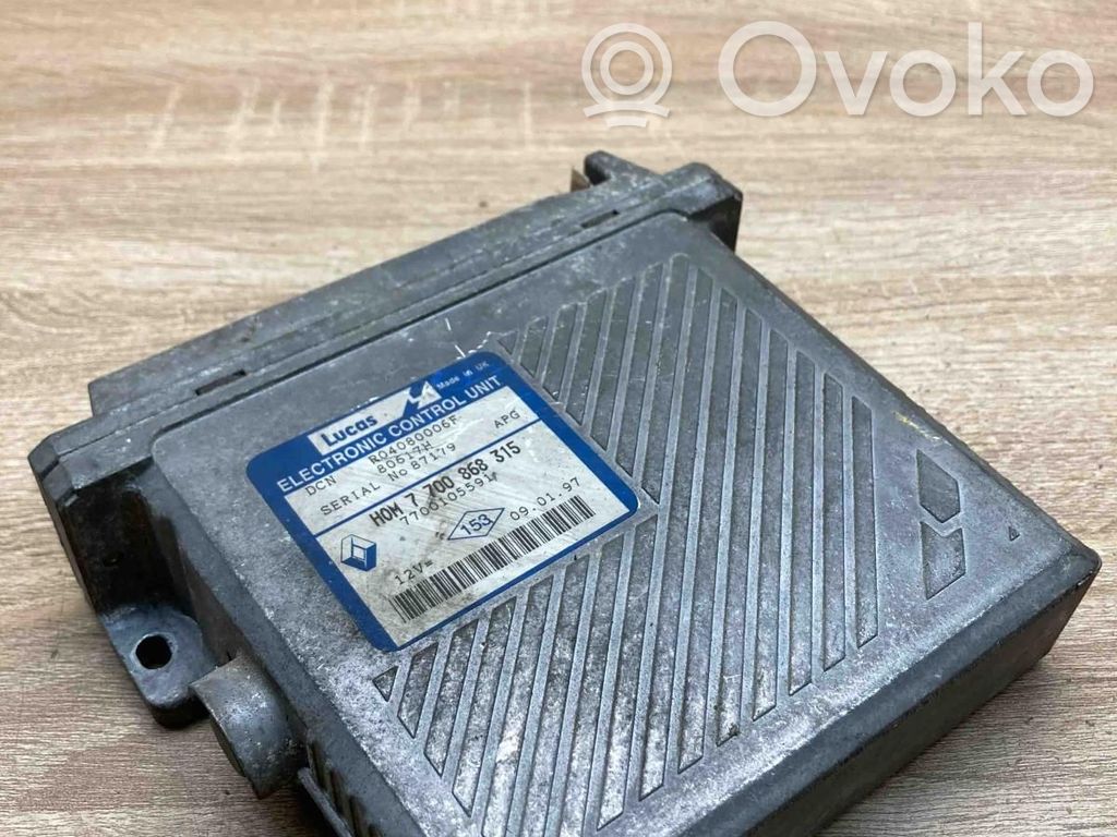 Renault Scenic I Engine control unit/module ECU 