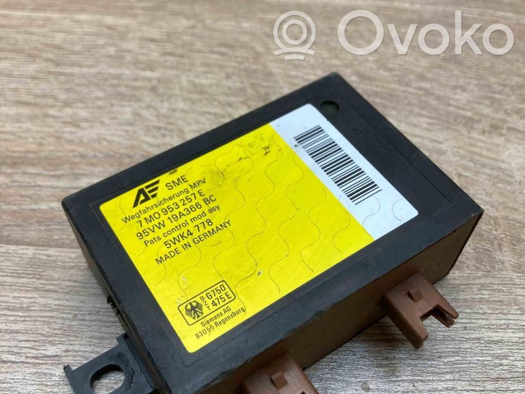 Immobilizer control unit/module   7M0953257E,5WK4778