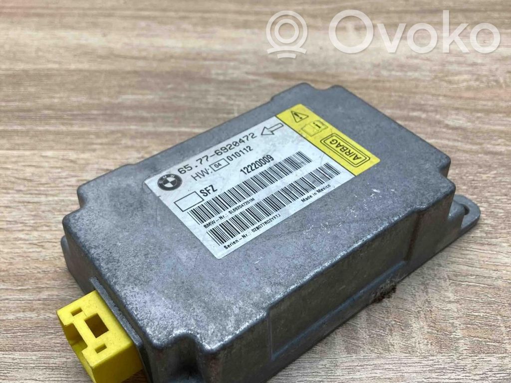 BMW 7 E65 E66 Unitate/modul de comandă airbaguri 