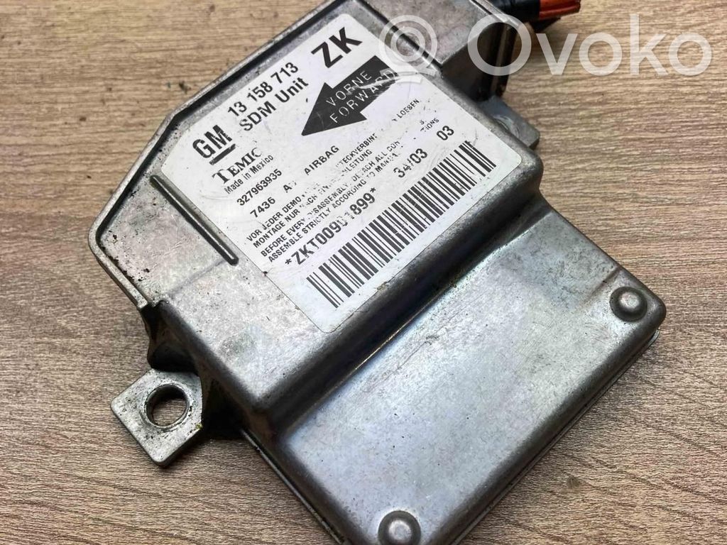 Opel Meriva A Centralina/modulo airbag