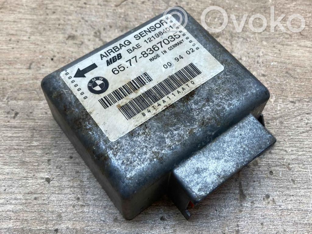 BMW 3 E36 Unitate/modul de comandă airbaguri 