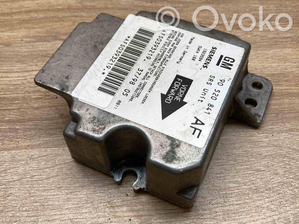 Centralina/modulo airbag   90520841,1923594