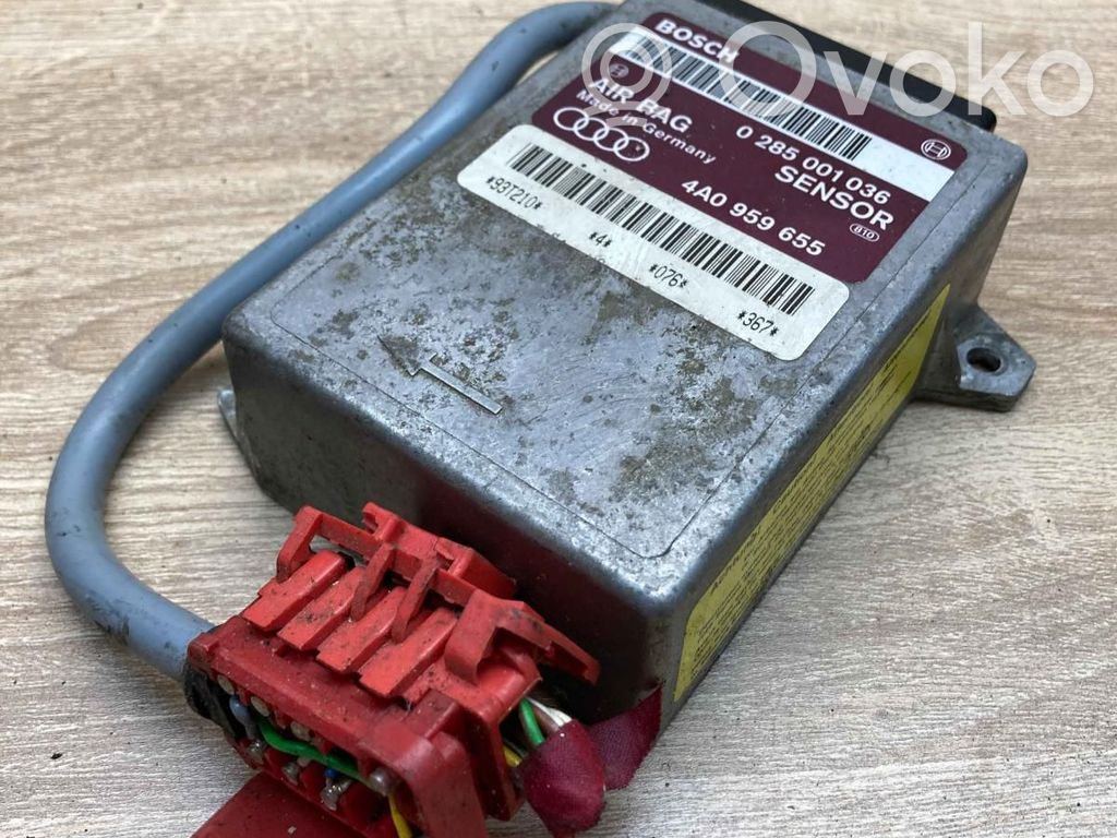 Unidad de control/módulo del Airbag   4A0959655,0285001036