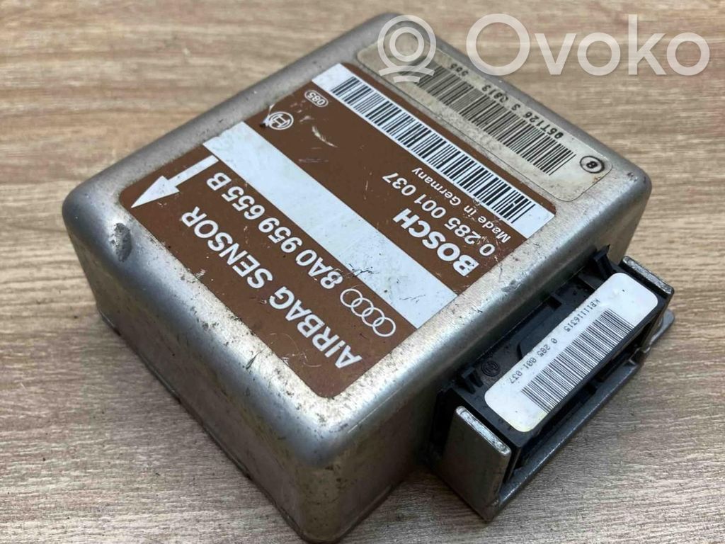 Centralina/modulo airbag   8A0959655B,0285001037,AIRB