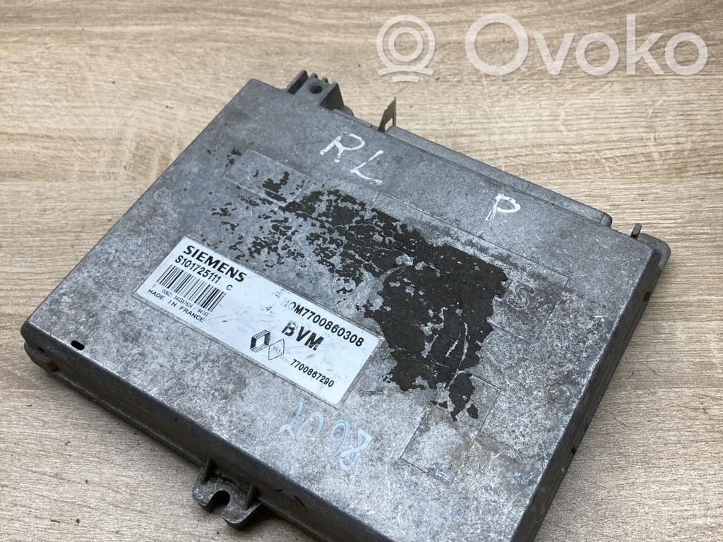 Engine control unit/module ECU   7700860308,S101725111C