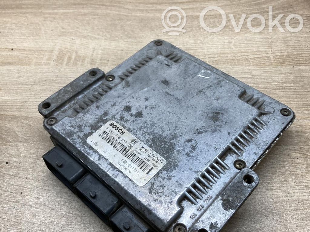 Engine control unit/module ECU   8200211711,0281010637
