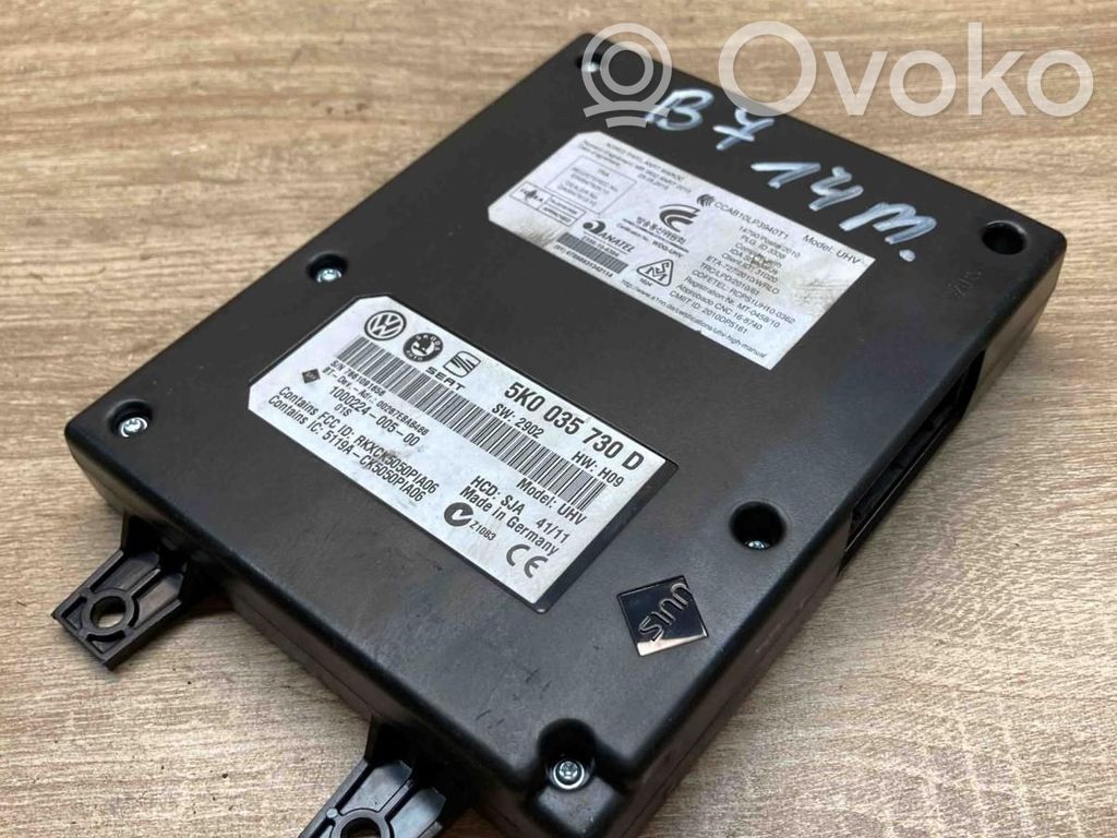Volkswagen PASSAT B7 Moduł / Sterownik Bluetooth 