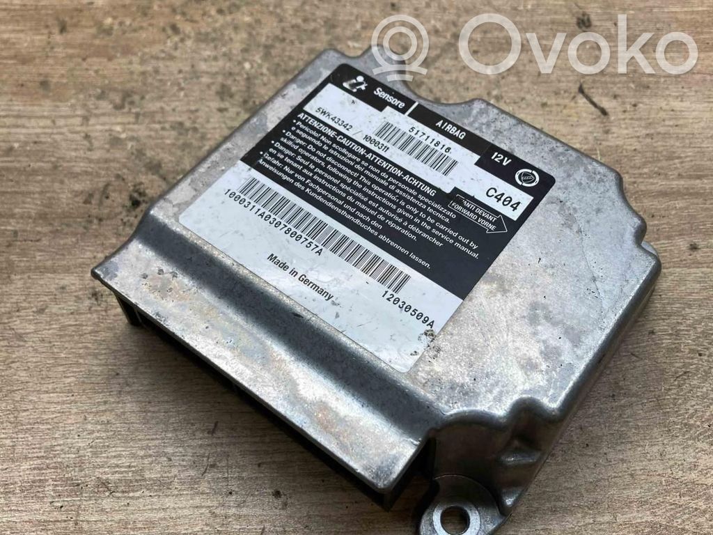 Fiat Stilo Centralina/modulo airbag 