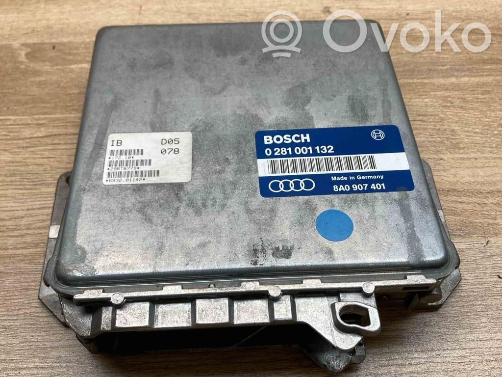 Engine control unit/module ECU   8A0907401,0281001132