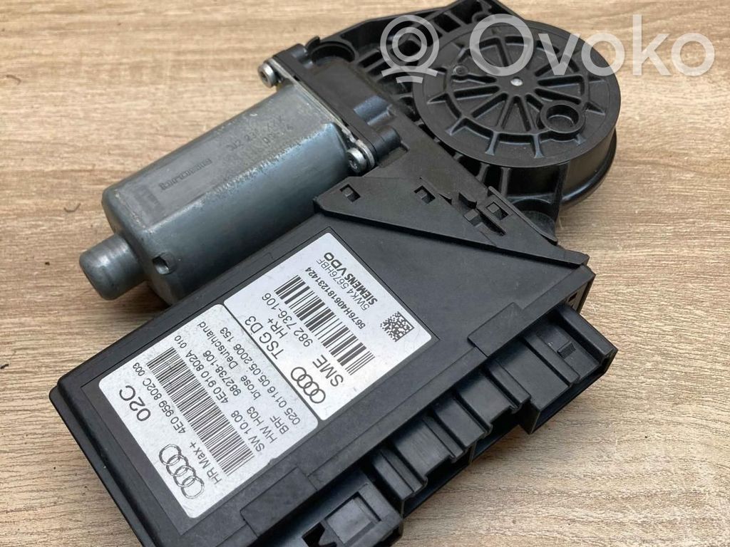 Audi A8 S8 D3 4E Motorino alzacristalli della portiera posteriore 