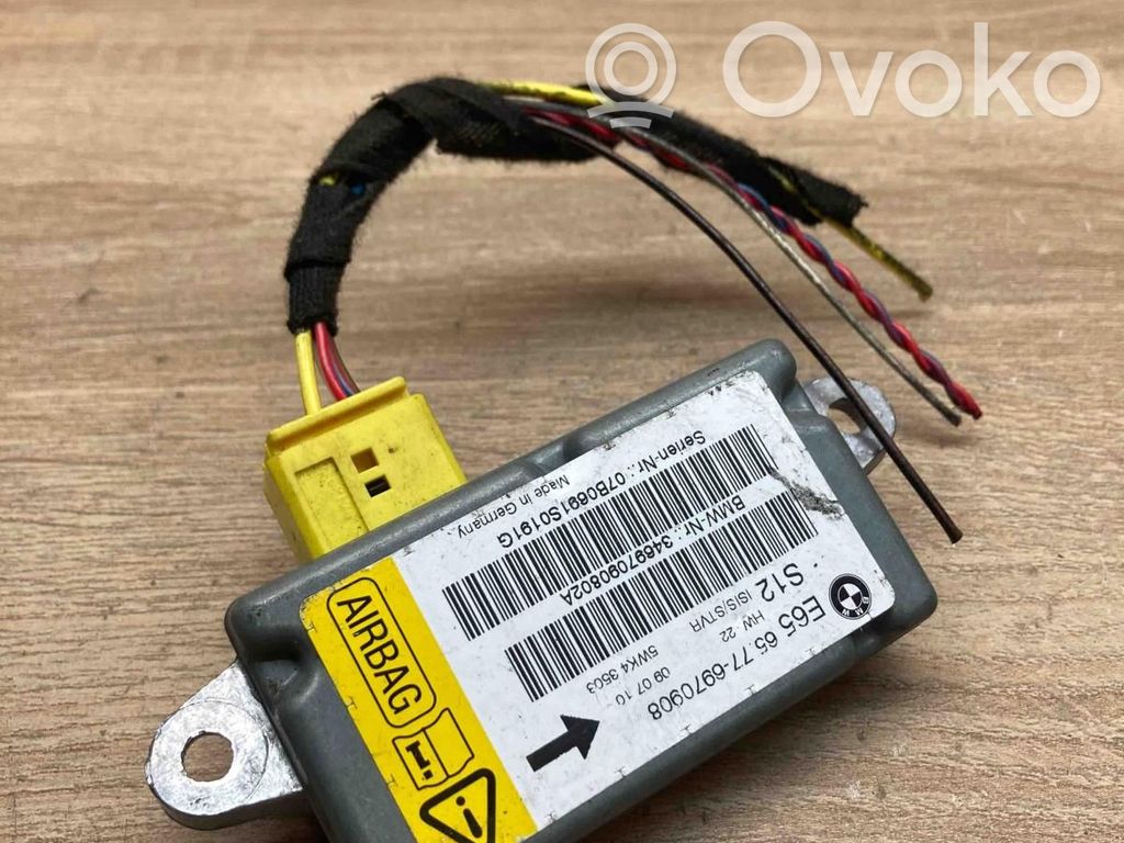 BMW 7 E65 E66 Unitate/modul de comandă airbaguri 