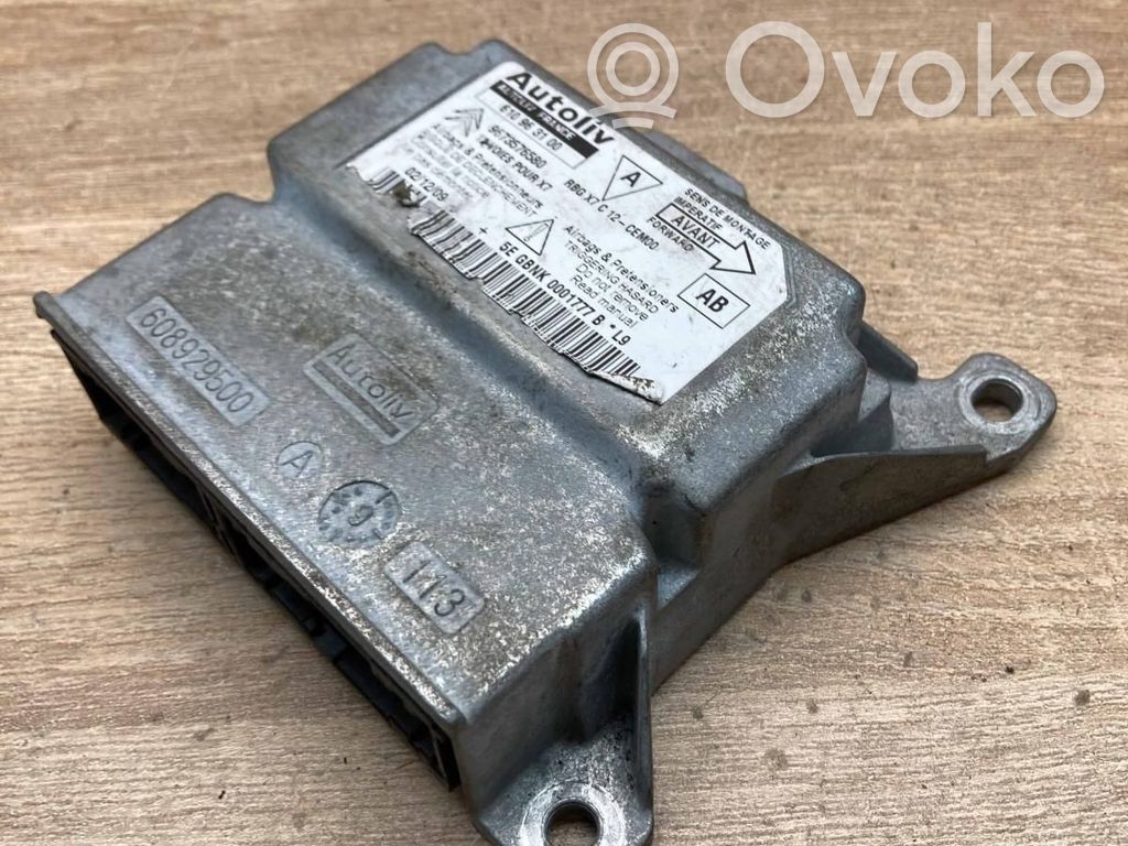Citroen C5 Airbag control unit/module 