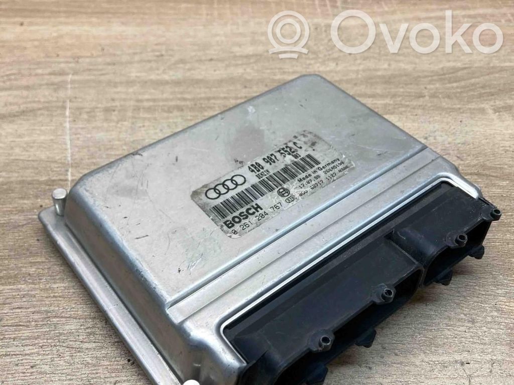 Engine control unit/module ECU   4B0907552C,0261204767,USED