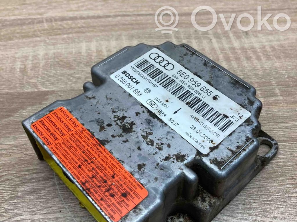 Audi A4 S4 B6 8E 8H Centralina/modulo airbag 