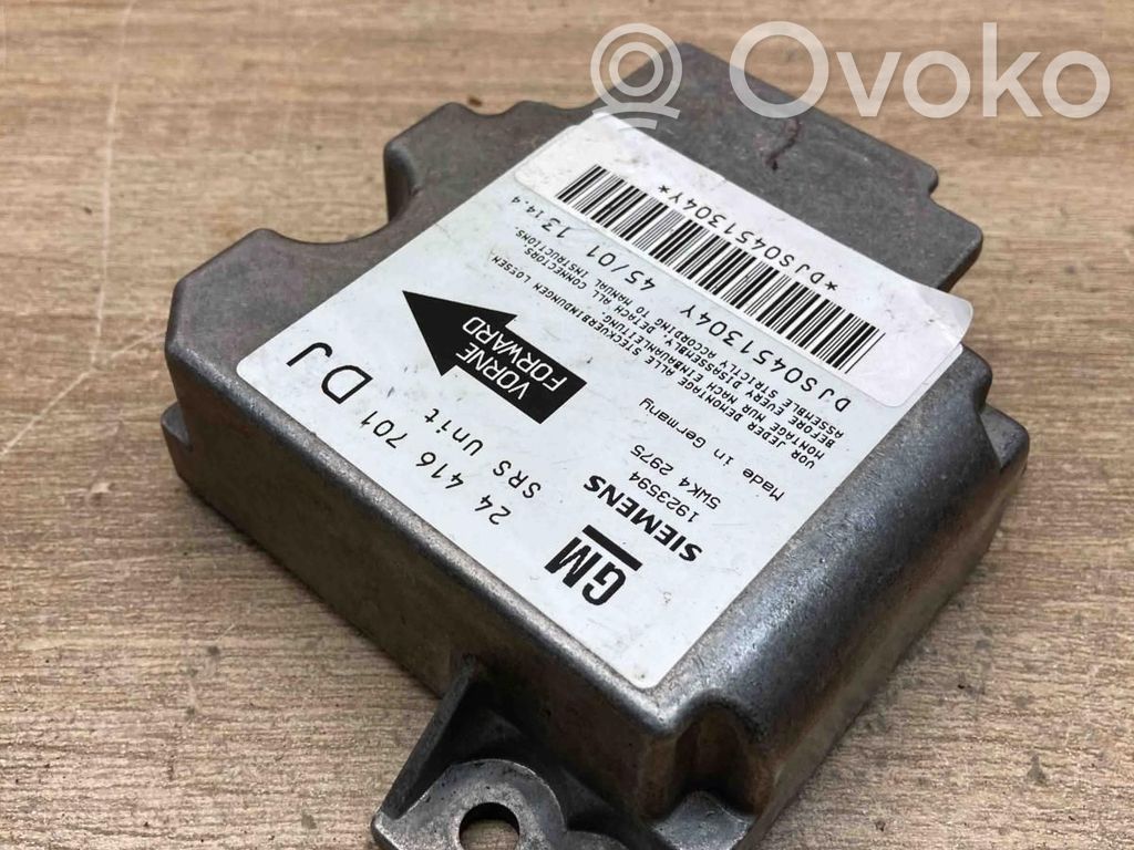 Unidad de control/módulo del Airbag   24416701,5WK42975
