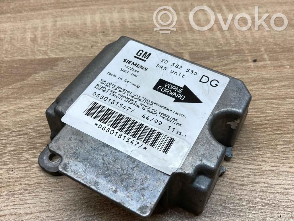 Opel Zafira A Centralina/modulo airbag