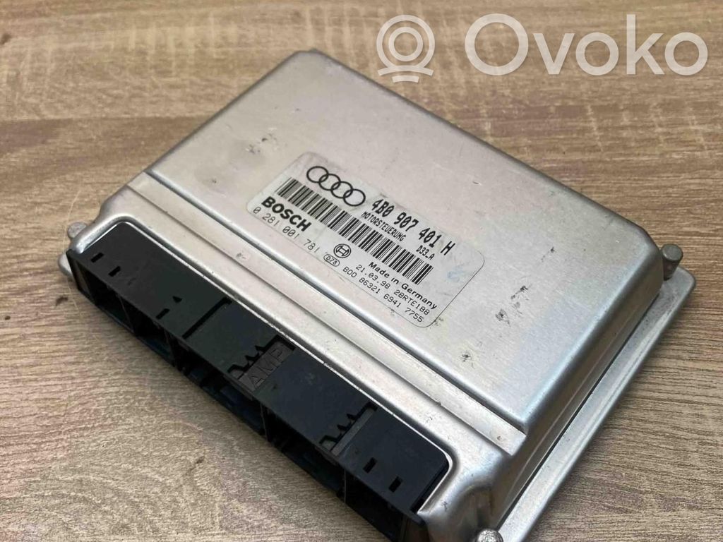 Audi A6 S6 C5 4B Unitate control motor/modul ECU 