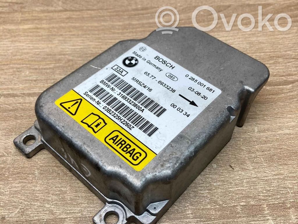 BMW X5 E53 Oro pagalvių valdymo blokas 