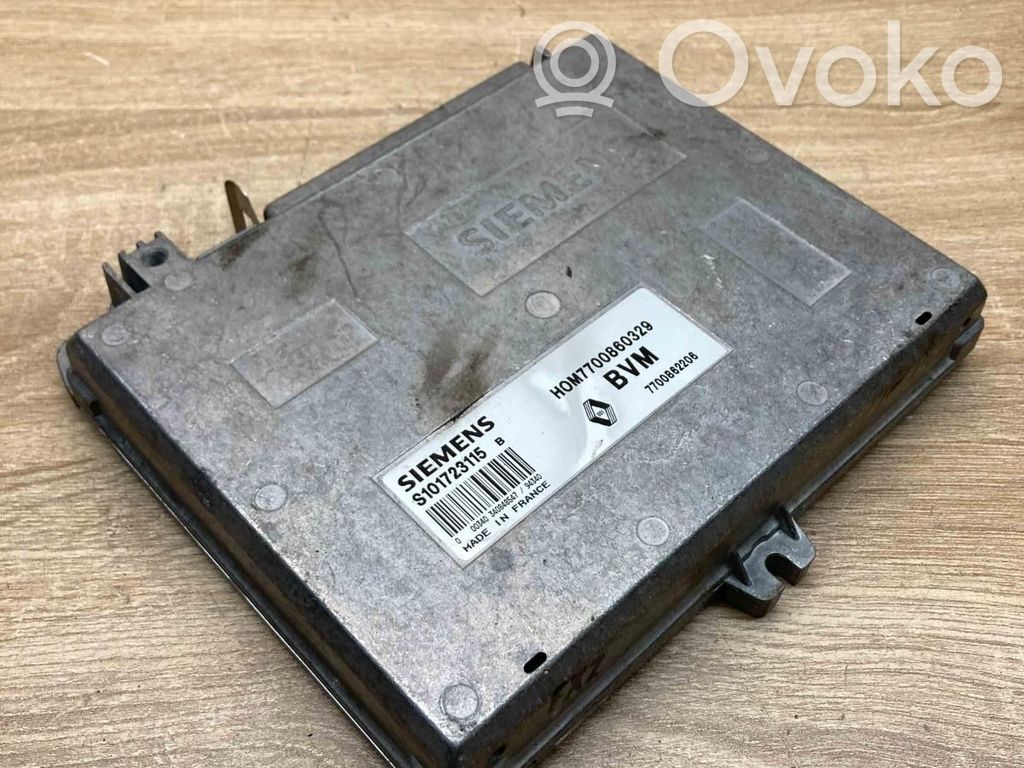 Engine control unit/module ECU   7700860329,S101723115B,BVM