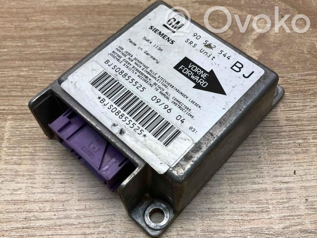 Opel Astra F Unitate/modul de comandă airbaguri 