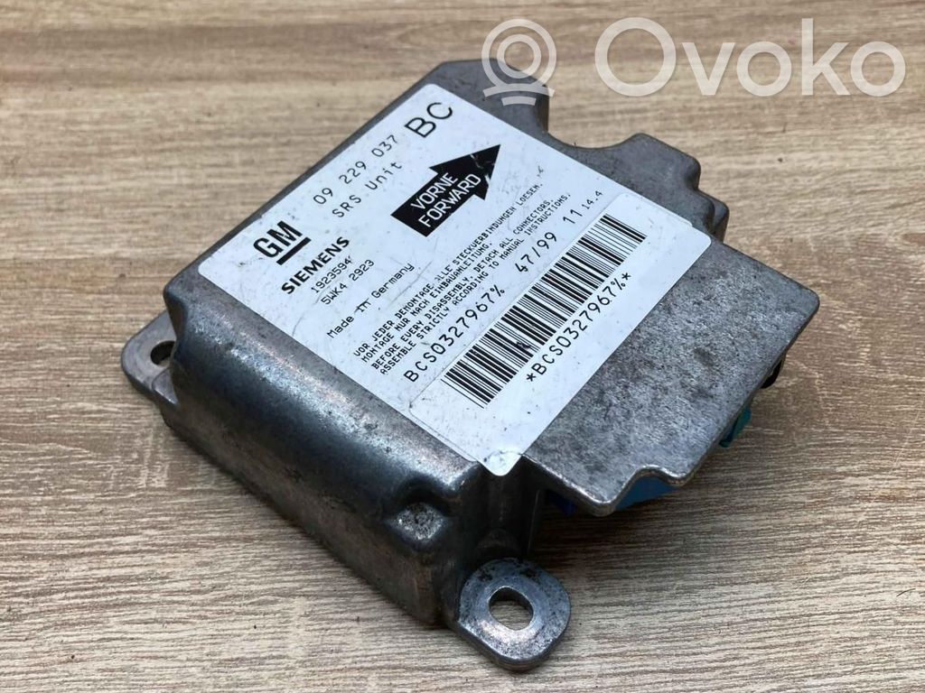 Opel Vectra B Centralina/modulo airbag 
