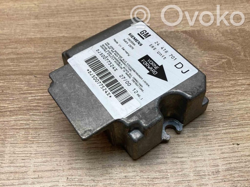 Centralina/modulo airbag   24416701,5WK42975