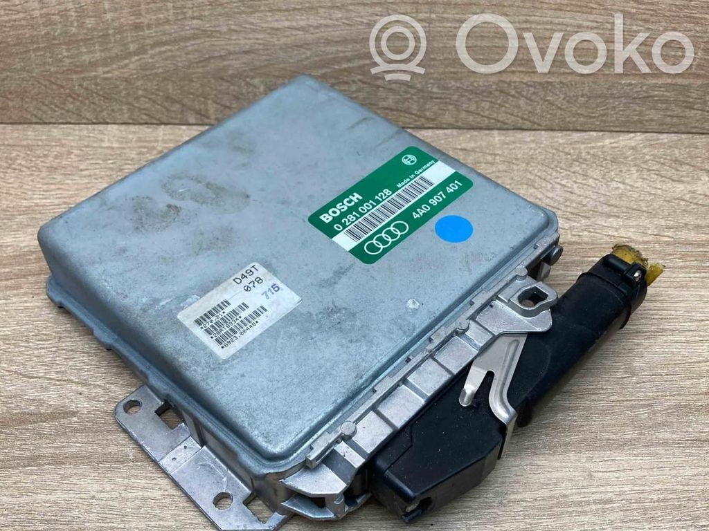 Engine control unit/module ECU   4A0907401,0281001128