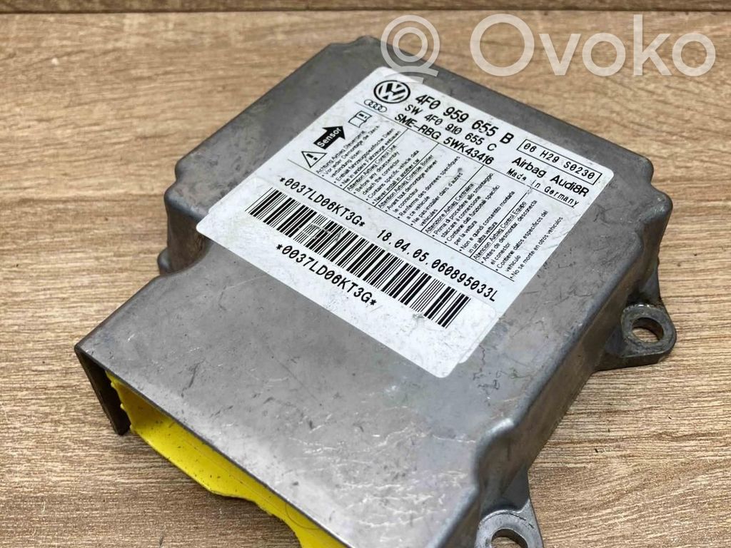 Audi A6 S6 C6 4F Centralina/modulo airbag 