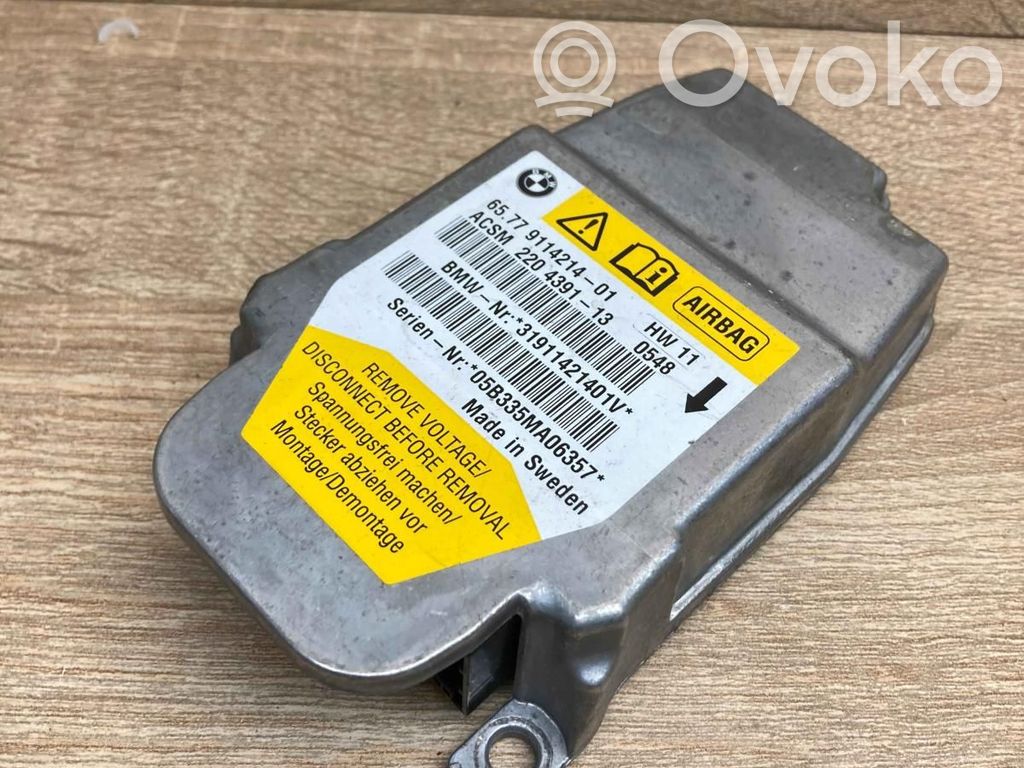 BMW 5 E60 E61 Centralina/modulo airbag 