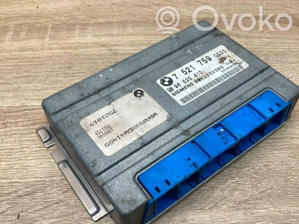 BMW 3 E46 Unitate/modul de control cutie de viteze 