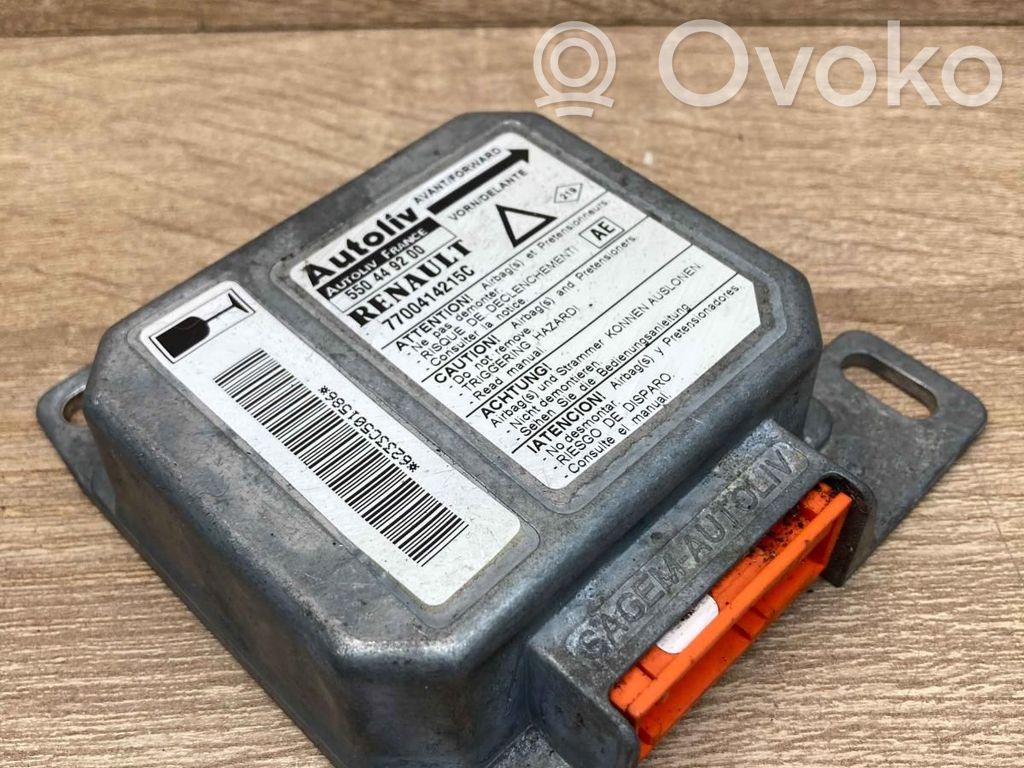 Renault Laguna I Sterownik / Moduł Airbag 