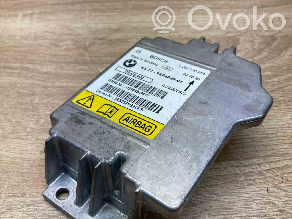 Airbag control unit/module   9204849,0285010254