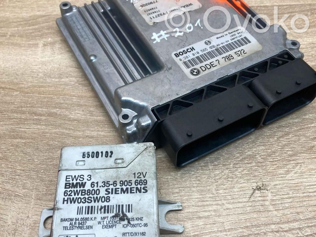 BMW 3 E46 Kit cu ECU motor și set închidere uși 